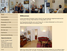 Tablet Screenshot of dr-tischler.de